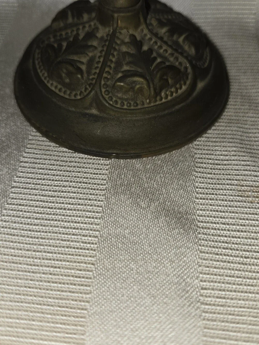 Antique-Style Brass Concierge Bell - Ornate Brass Finish Hotel